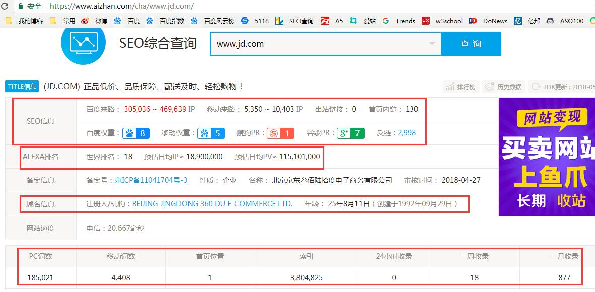 SEO综合工具之站长工具、爱站与5118对比插图(3)